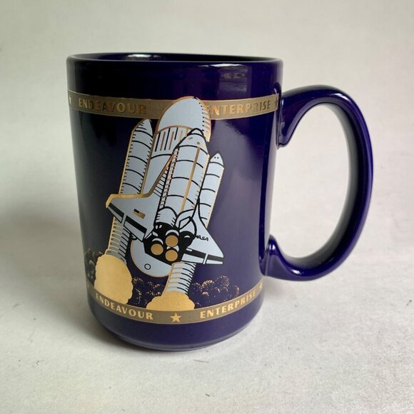 NASA Spaceship Endeavor Enterprise Space Shuttle Coffee Mug - Picture 1 of 6